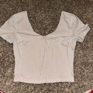 lululemon cropped v neck top (bought a long time ago and can’t find on website)